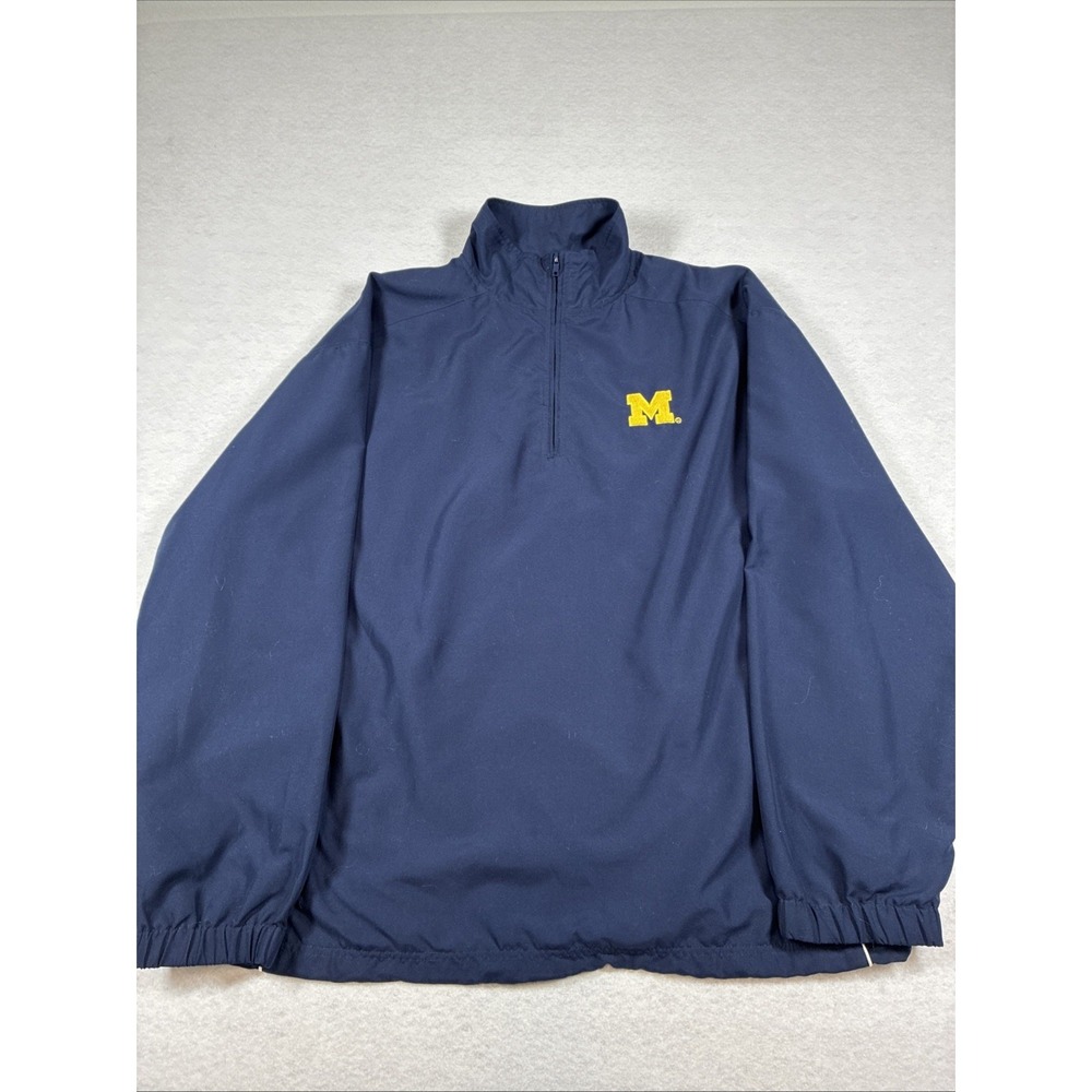 Campus Drive University Of Michigan Wolverines 1/4 Zip  Size XL Lightweight